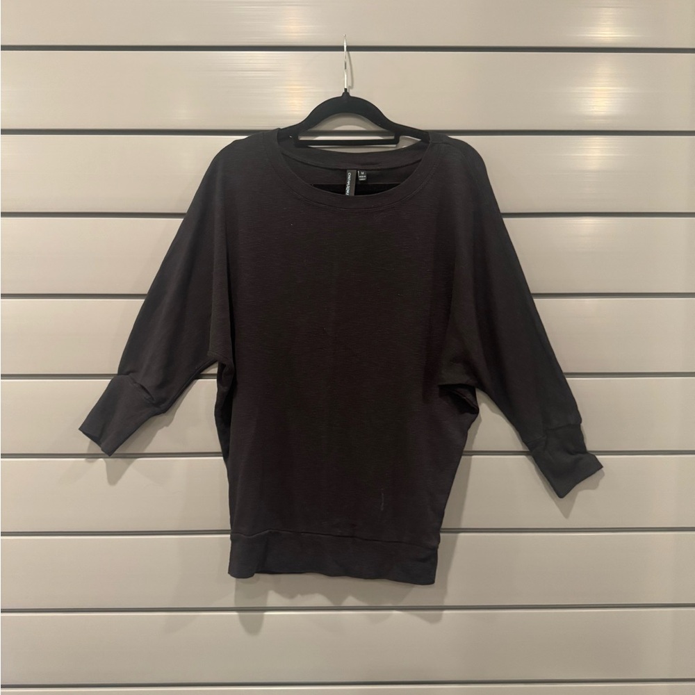 Cynthia Rowley Black 3-quarter Dolman Sleeve Pullover – Women’s Medium